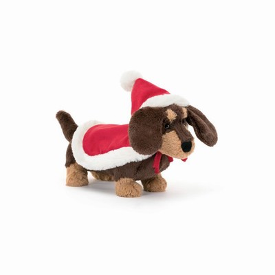 Jellycat Winter Warmer Otto Sausage Perro | YBTC-92780